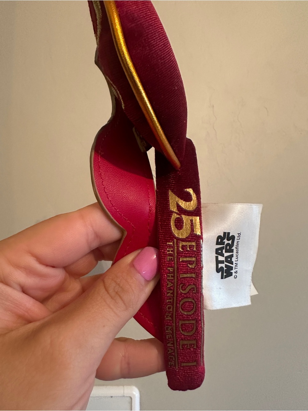 Disney Parks Padme Amidala Ear Headband Star Wars Episode 1 Phantom Menace NWT - Picture 5 of 6